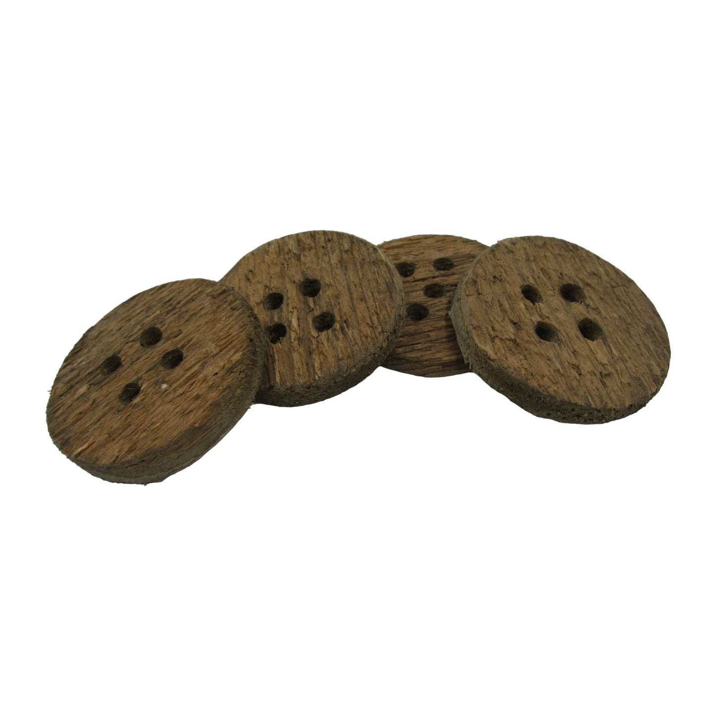 3; 5 or 10 Barnwood Buttons - 60mm (2 7/16 inch) for Sewing and Crafts. Handmade from reclaimed boards. Set of large Natural Wood Buttons