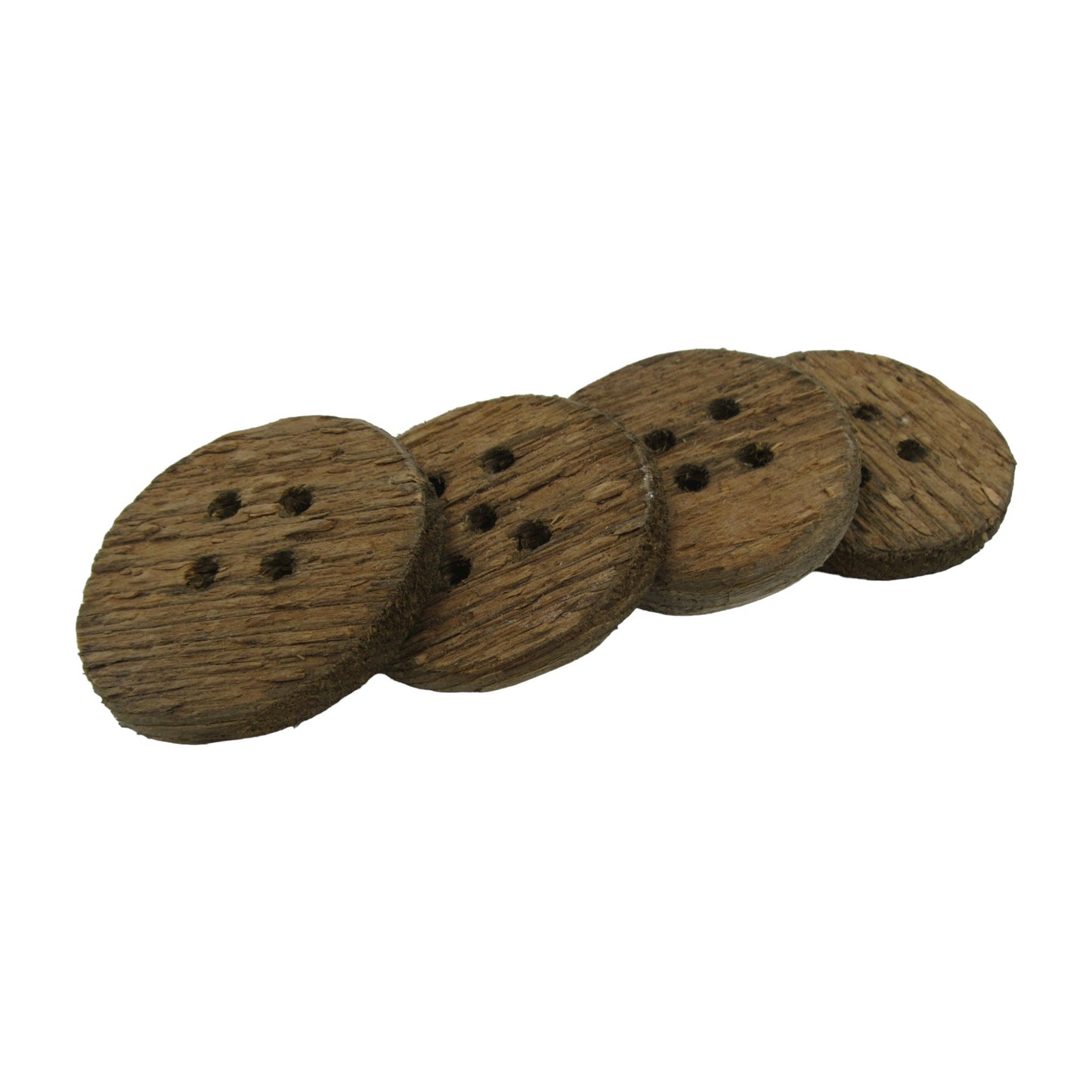 3; 5 or 10 Barnwood Buttons - 60mm (2 7/16 inch) for Sewing and Crafts. Handmade from reclaimed boards. Set of large Natural Wood Buttons